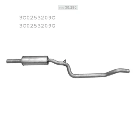 EDEX 30.290 - Kipufogó közép dob VW PASSAT 1.9 D, 2.0 D (1993-2012)