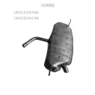EDEX 30.614 - Kipufogó hátsó dob VW GOLF V 1.4 (2003-2013)