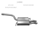 EDEX 30.643 - Kipufogó hátsó dob VW PASSAT 1.9 D, 2.0 D (2005-2012)