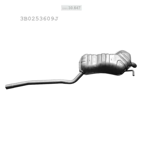EDEX 30.647 - Kipufogó hátsó dob VW PASSAT 2.8 (1996-2005)