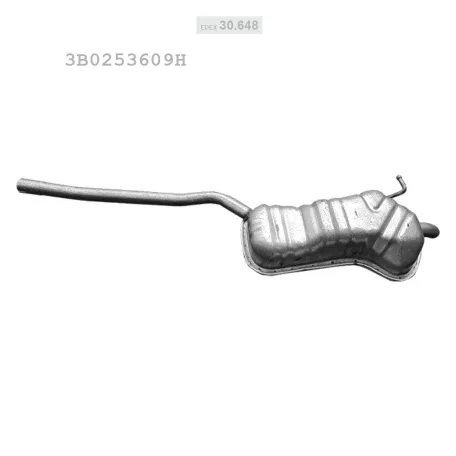 EDEX 30.648 - Kipufogó hátsó dob VW PASSAT 2.8 (1996-2005)