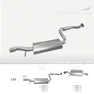 EDEX 31.271 - Kipufogó közép dob VOLVO S40 1.9, 1.9 D, 2.0 (1997-2004)