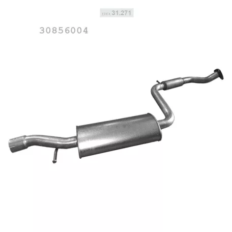 EDEX 31.271 - Kipufogó közép dob VOLVO S40 1.9, 1.9 D, 2.0 (1997-2004)