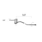 EDEX 31.55 - Volvo 800 / C70 / S70 / V70 kipufogó hátsó dob