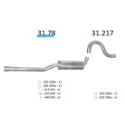 EDEX 31.78 - Volvo 740 / 760 kipufogó közép dob