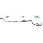 EDEX 31.900 - Volvo 740 / 760 / 940 / 960 kipufogó