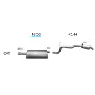 EDEX 45.50 - Dodge / Jeep / Plymouth kipufogó