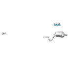 EDEX 45.51 - Chrysler/ Jeep/ Fiat kipufogó hátsó dob