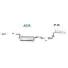 EDEX 45.52 - Chrysler / Dodge kipufogó közép dob