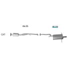 EDEX 46.04 Subaru Impreza/Forester kipufogó hátsó dob