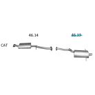 EDEX 46.13 Subaru Impreza kipufogó hátsó dob