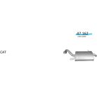 EDEX 47.162 - KIA Carens IV 2.0 kipufogó hátsó dob