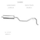 Edex 48.26 Saab 9-3 II kipufogó közép dob