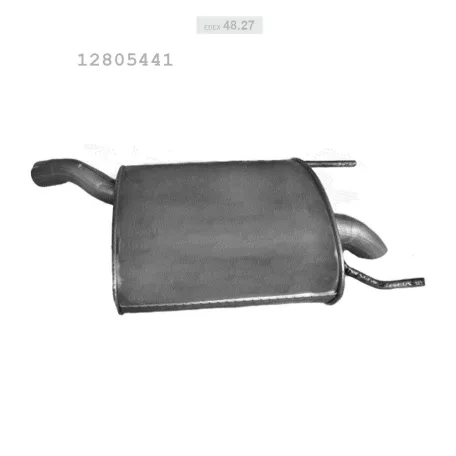 Edex 48.27 Saab 9-3 II kipufogó hátsó dob
