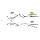 EDEX 51.17 - Jaguar XJ kipufogó hátsó dob