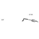 EDEX 57.05 Ssangyong Rexton  kipufogó hátsó dob