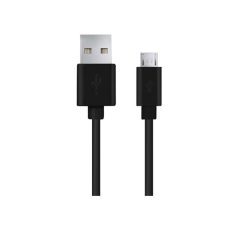 USB 2.0 MICRO kábel A-B 1m, fekete