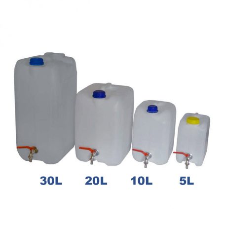 Kanna, műanyag, fém csappal, 5l