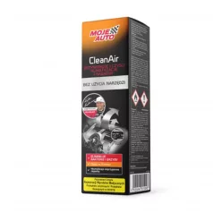 Moje Auto CleanAir, Black, autóklíma tisztító, 150ml