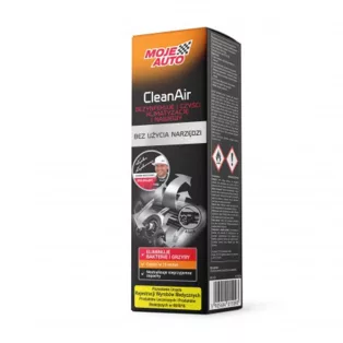 Moje Auto CleanAir, Black, autóklíma tisztító, 150ml