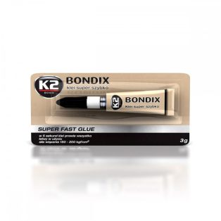 K2 pillanatragasztó, 3g, BONDIX SUPER fast GLUE