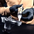 K2AUTO fekete szilikon tömítő paszta 85g