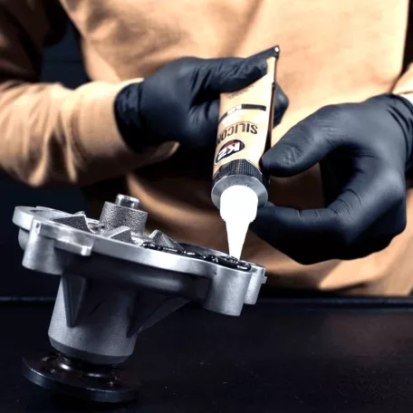 K2AUTO fekete szilikon tömítő paszta 85g