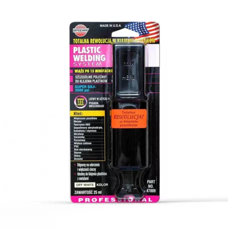 Kétkomponensű műanyag ragasztó, 25ml, Plastic Welding