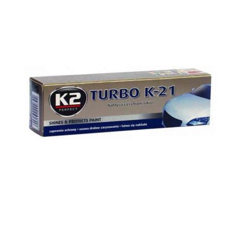 K2 Turbo K-21 kiváló minőségű waxos fényesítő, 100g, TURBO K-21