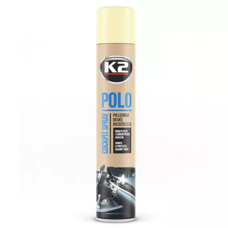 K2 Polo Cockpit Max, műszerfalápoló, vanília, 750ml