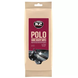 K2 műszerfalápoló kendő, 20x23cm, 25db, POLO PROTECTANT