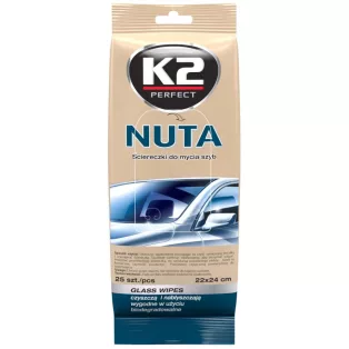 K2 üvegtisztító kendő, 25 db, NUTA