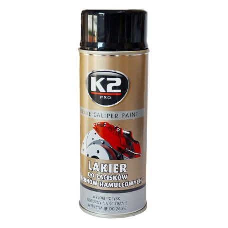 K2 BRAKE CALIPER PAINT LAKIER fekete féknyereg festék, 400ml