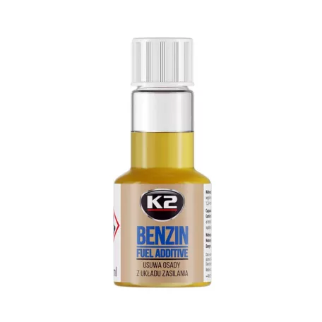 K2 benzinmotor befecskendező tisztító adalék, 50ml, BENZIN