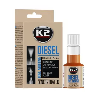 K2 gázolaj befecskendező tisztító, 50ml, DIESEL