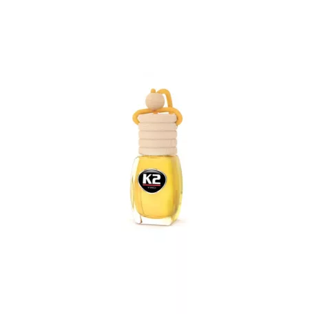 K2AUTO citrom illatú légfrissítő üvegben, 8ml, VENTO LEMON