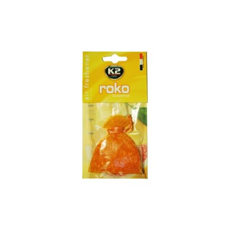 K2AUTO Happy grapefruit illatú légfrissítő csomag, 25g, roko Grapefruit