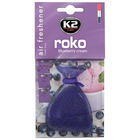 K2 áfonya illatú légfrissítő csomag, 20g, roko Blueberry cream