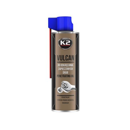 K2 VULCAN – Professzionális korrózióoldó és kenő spray (500 ml)