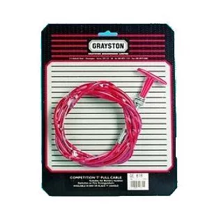 Áramtalanító bowden, 3 m, piros, angol