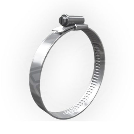 Gufero EURO 9 W2 csavaros tömlőbilincs  – 9 mm szalag Ø110-130 mm