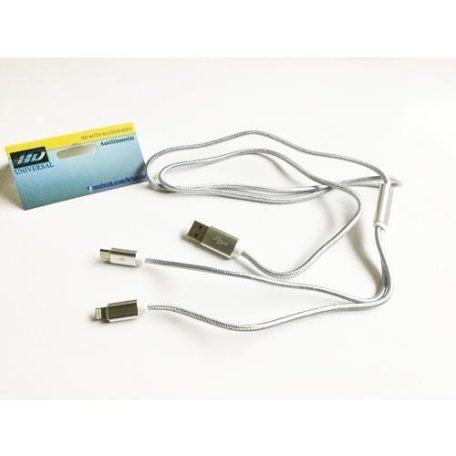 Telefontöltő kábel, micro USB/iPhone