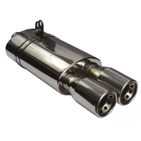 Sportkipufogó, WMS3,2x90 mm, dupla
