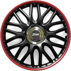 15" DÍSZTÁRCSA ORDEN FEKETE-PIROS, 4db