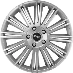 15" DÍSZTÁRCSA DISCOVERY EZÜST, 4db