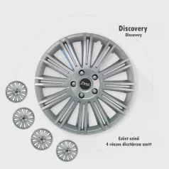 15" DÍSZTÁRCSA DISCOVERY EZÜST, 4db
