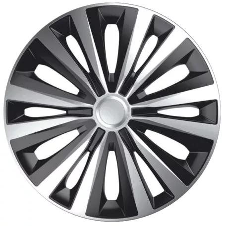 16" DÍSZTÁRCSA Multi Silver-Black 4db-os garnitúra