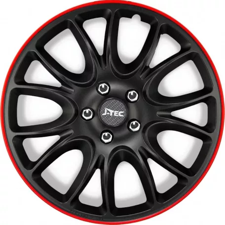 16" DÍSZTÁRCSA HERO GTR FEKETE-PIROS, 4db