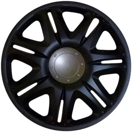 14" DÍSZTÁRCSA NASCAR FEKETE, 4db