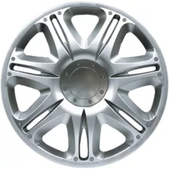 16" DÍSZTÁRCSA NASCAR EZÜST, 4db